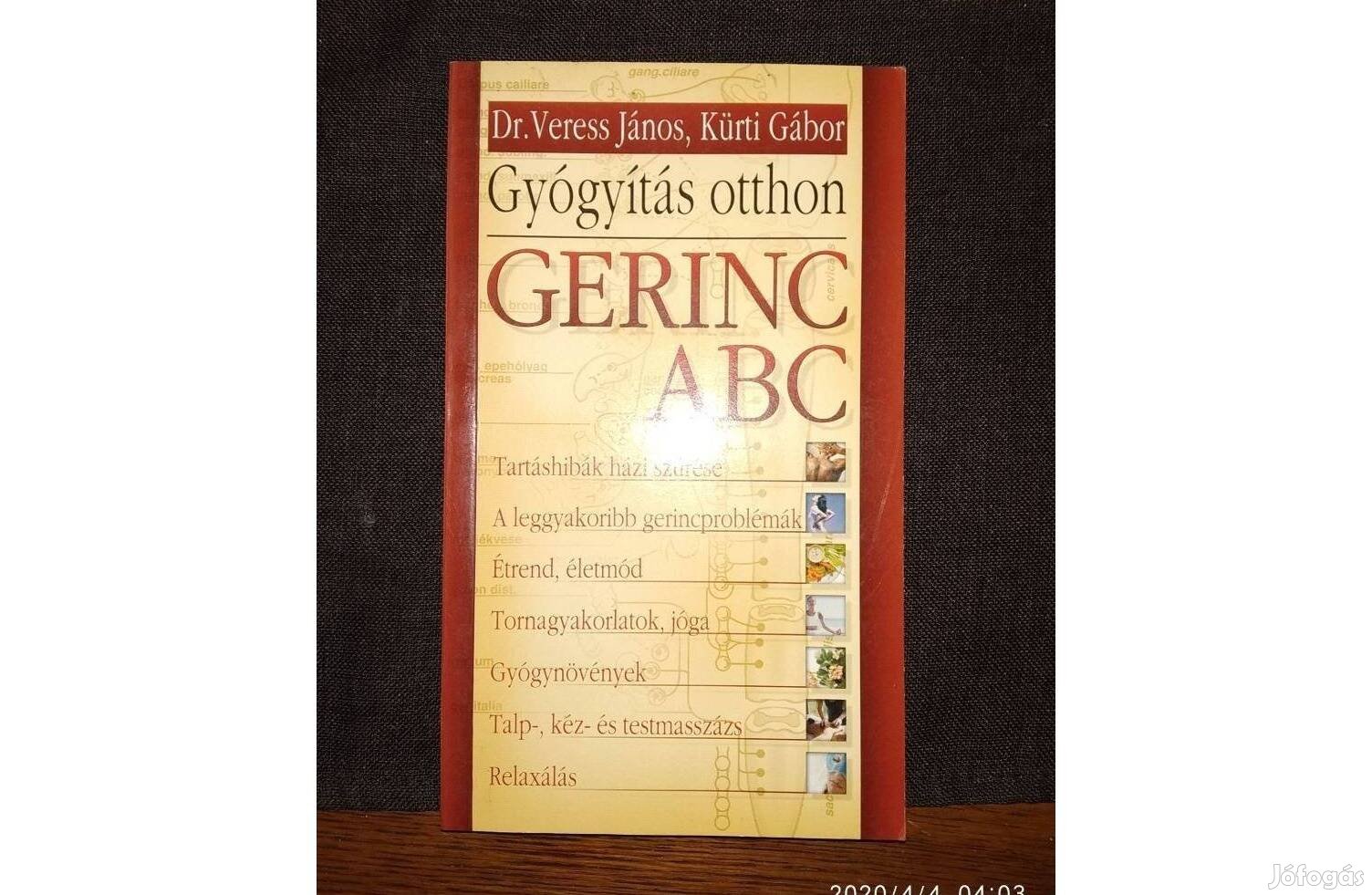 Gyógyítás otthon Gerinc ABC,Dr Veress-Kürti