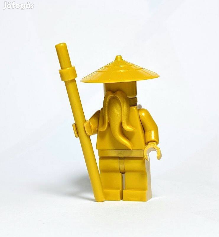Gyöngyházarany Wu szobor Eredeti LEGO egyedi minifigura -