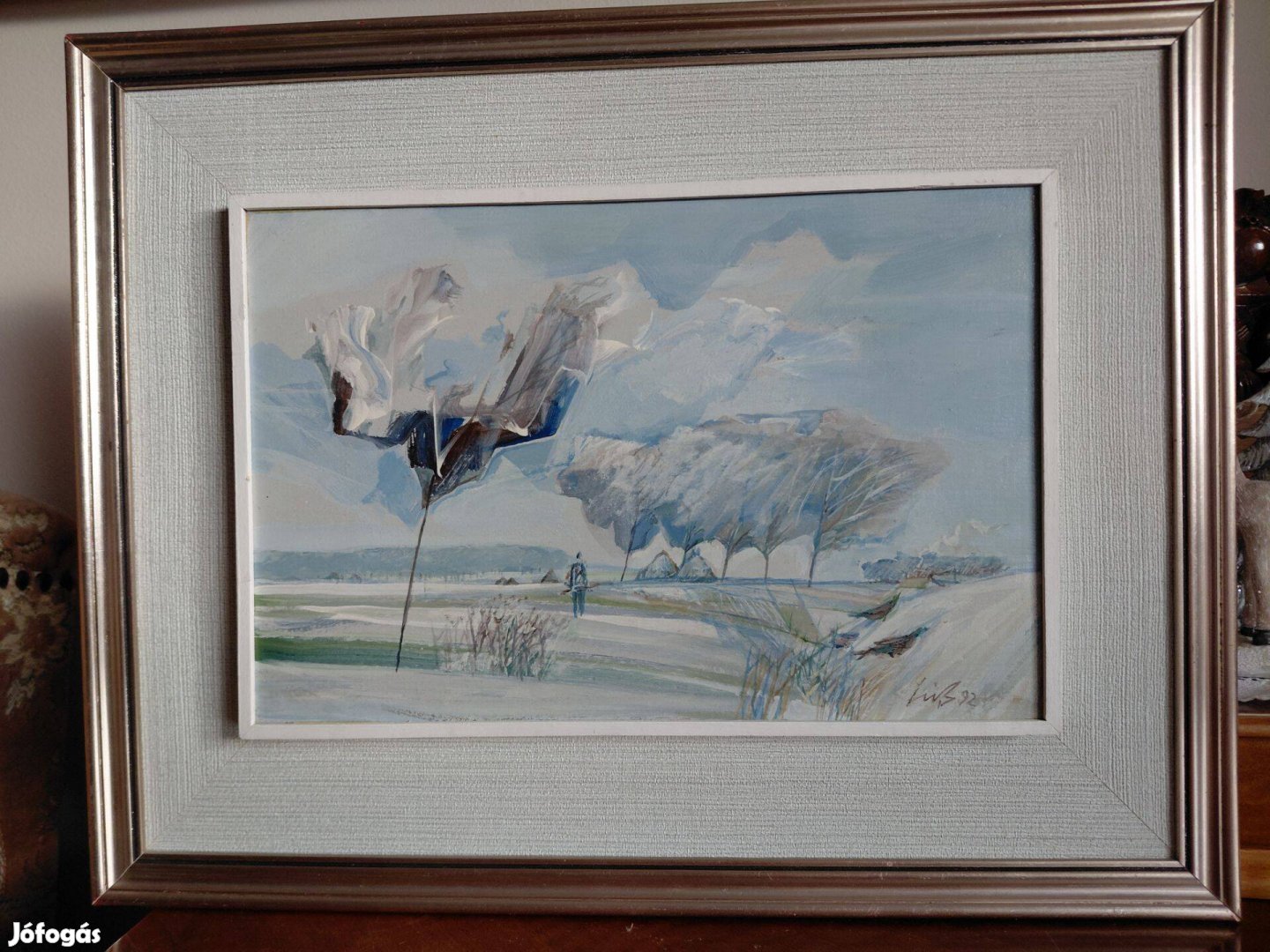 Gyönyorű Téli táj festmény eladó