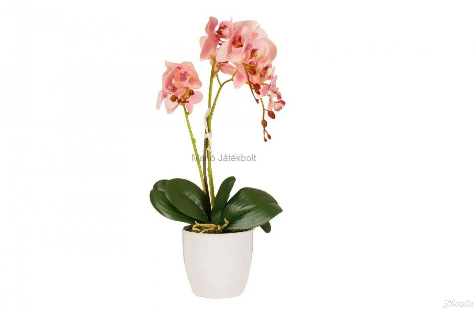 Gyönyörű élethű orchidea 52 cm