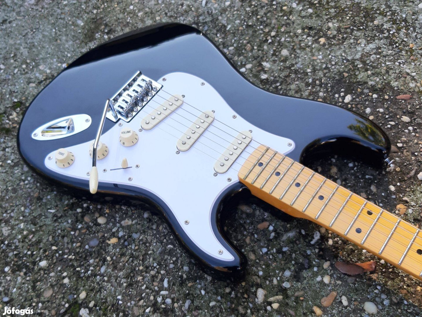 Gyönyörű fekete SX custom handmade stratocaster ST elektromos gitár