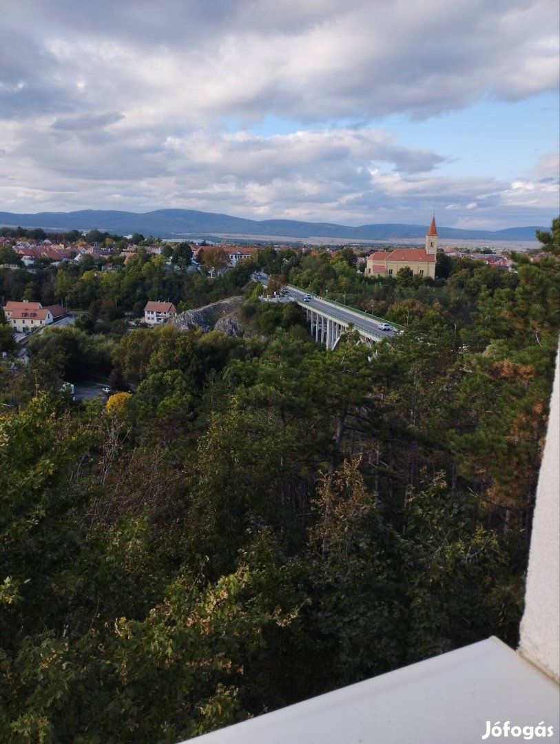 Gyönyörű panorámával Veszprémi tégla lakás eladó 