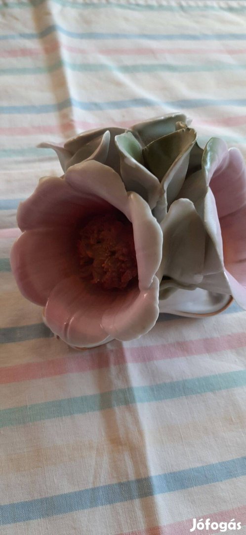 Gyönyörű porcelán virág HAND MADE! Kézi Munka