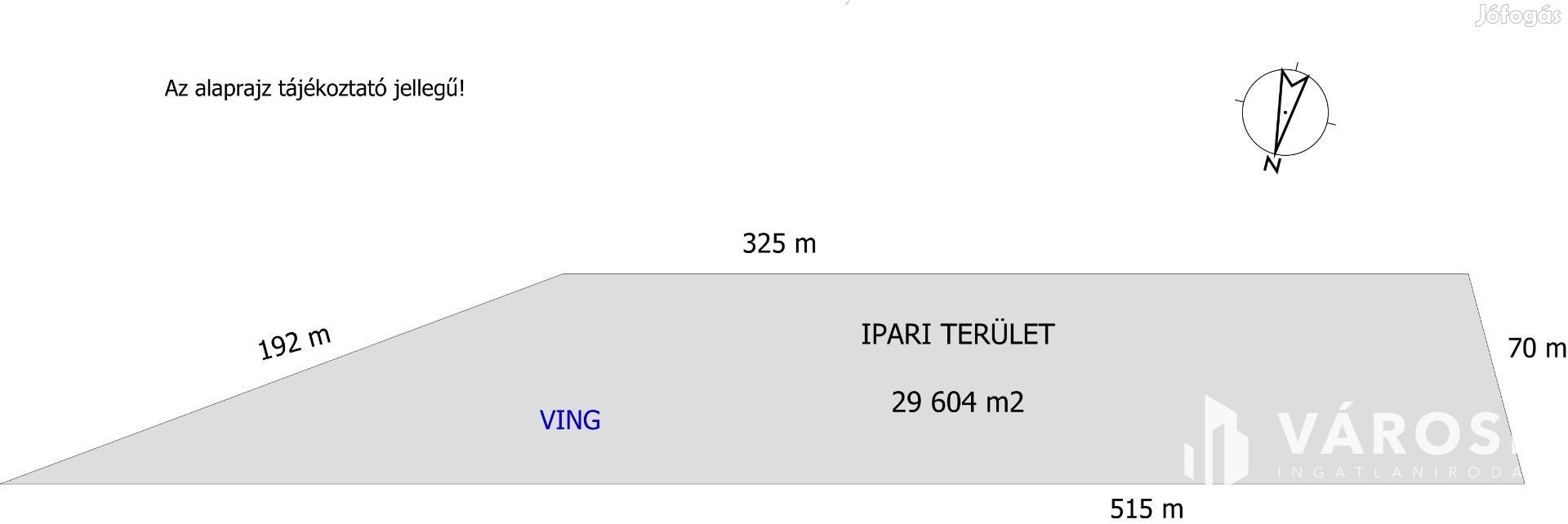 Győr Ipari terület Eladó M1 autópálya közelében