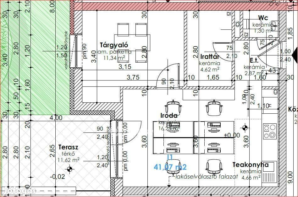 Győri eladó 46 nm-es lakás
