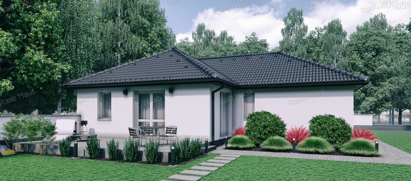 Győrladaméron nappali+4 szobás, hamarosan épülő ház, extrákkal ,