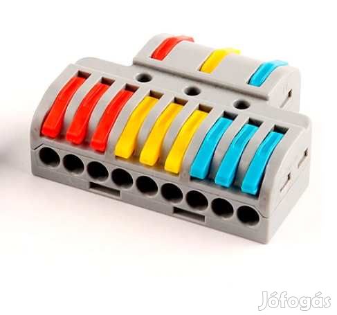 Gyorskapocs 3-9-es elosztó, lámpa bekötéshez 3465