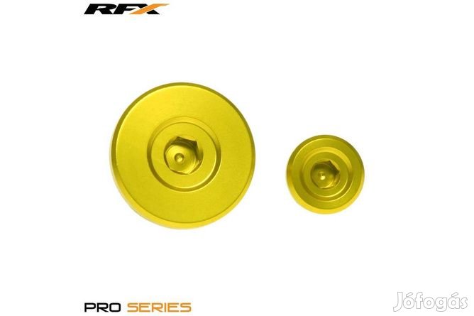 Gyújtásfedél / Időzítő dugó készlet RFX Pro sárga Suzuki RM-Z 250 / 45