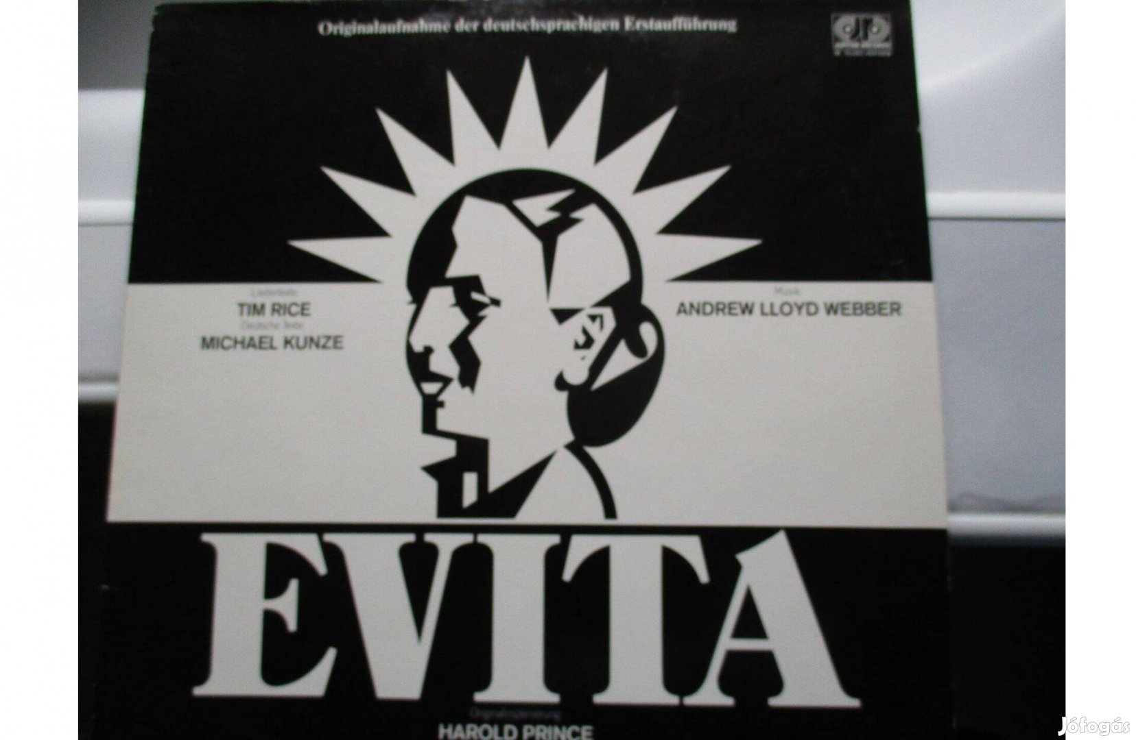 Gyűjteményből Evita musical bakelit hanglemez eladó