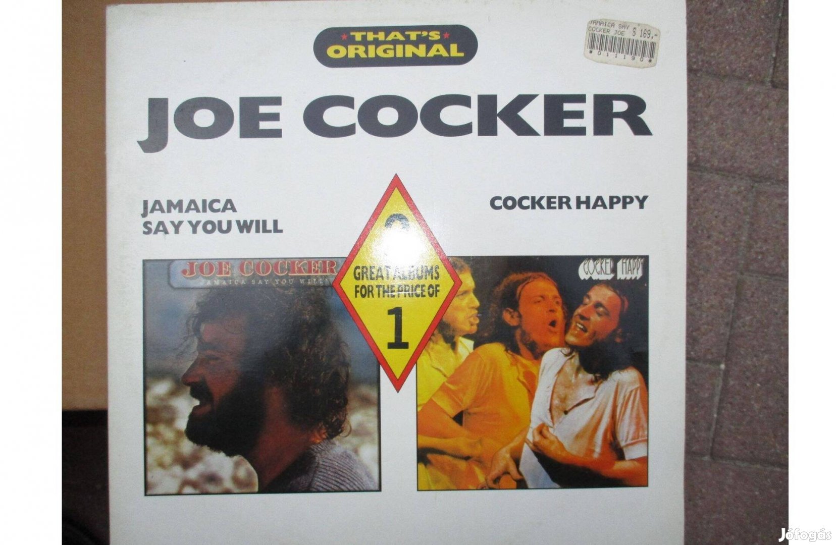 Gyűjteményből Joe Cocker dupla bakelit hanglemez album eladó