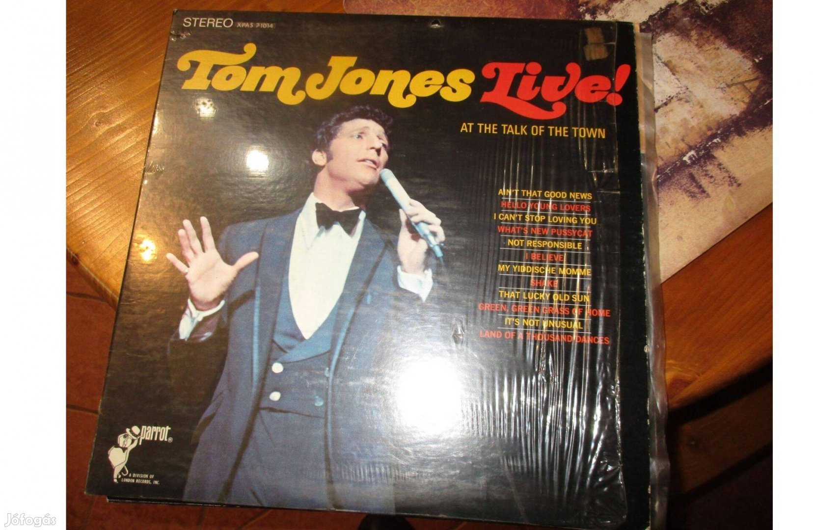 Gyűjteményből Tom Jones bakelit hanglemez eladó