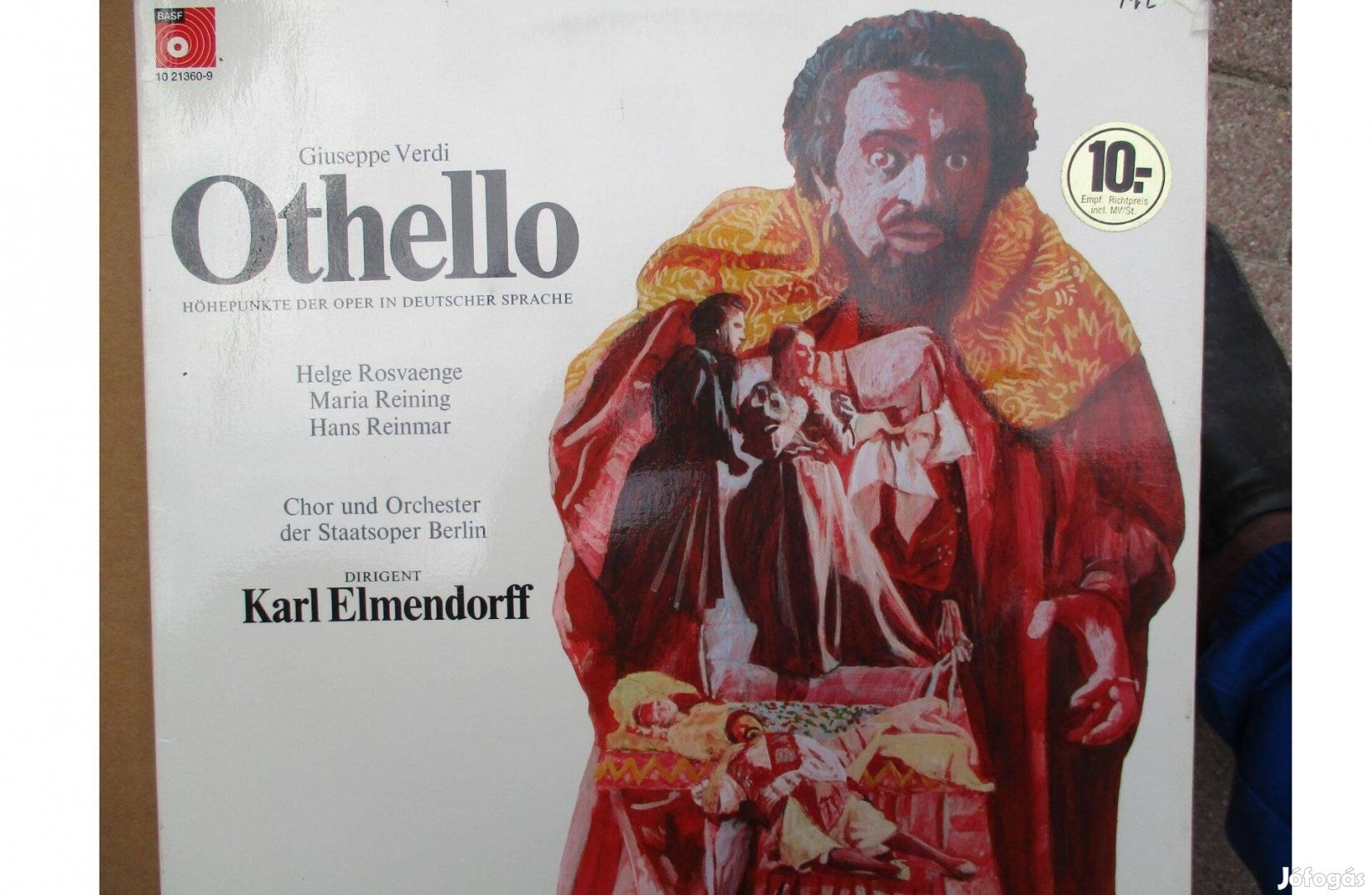 Gyűjteményből Verdi Othello bakelit hanglemez eladó