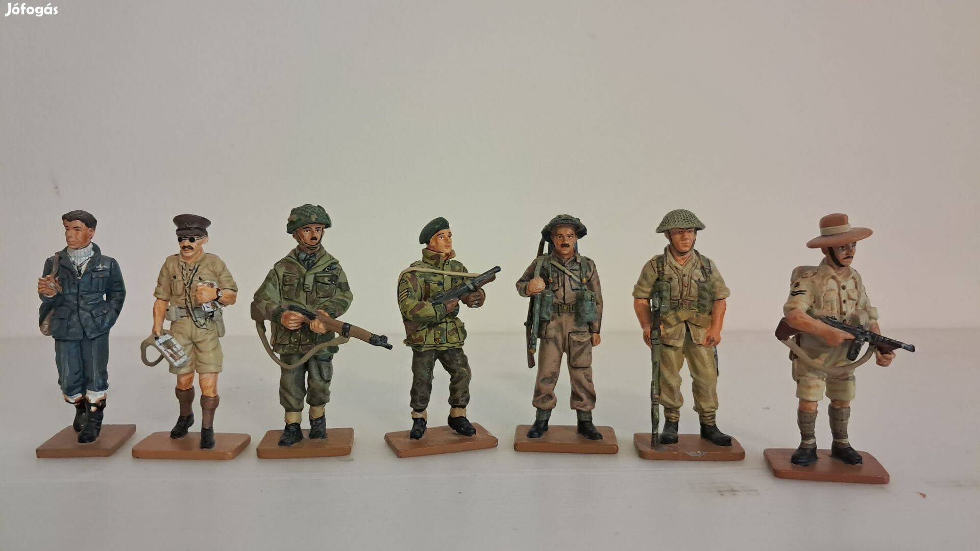 Gyűjteményből ólomkatona gyalogos 18/ UK Del Prado 1/32 5,4 cm