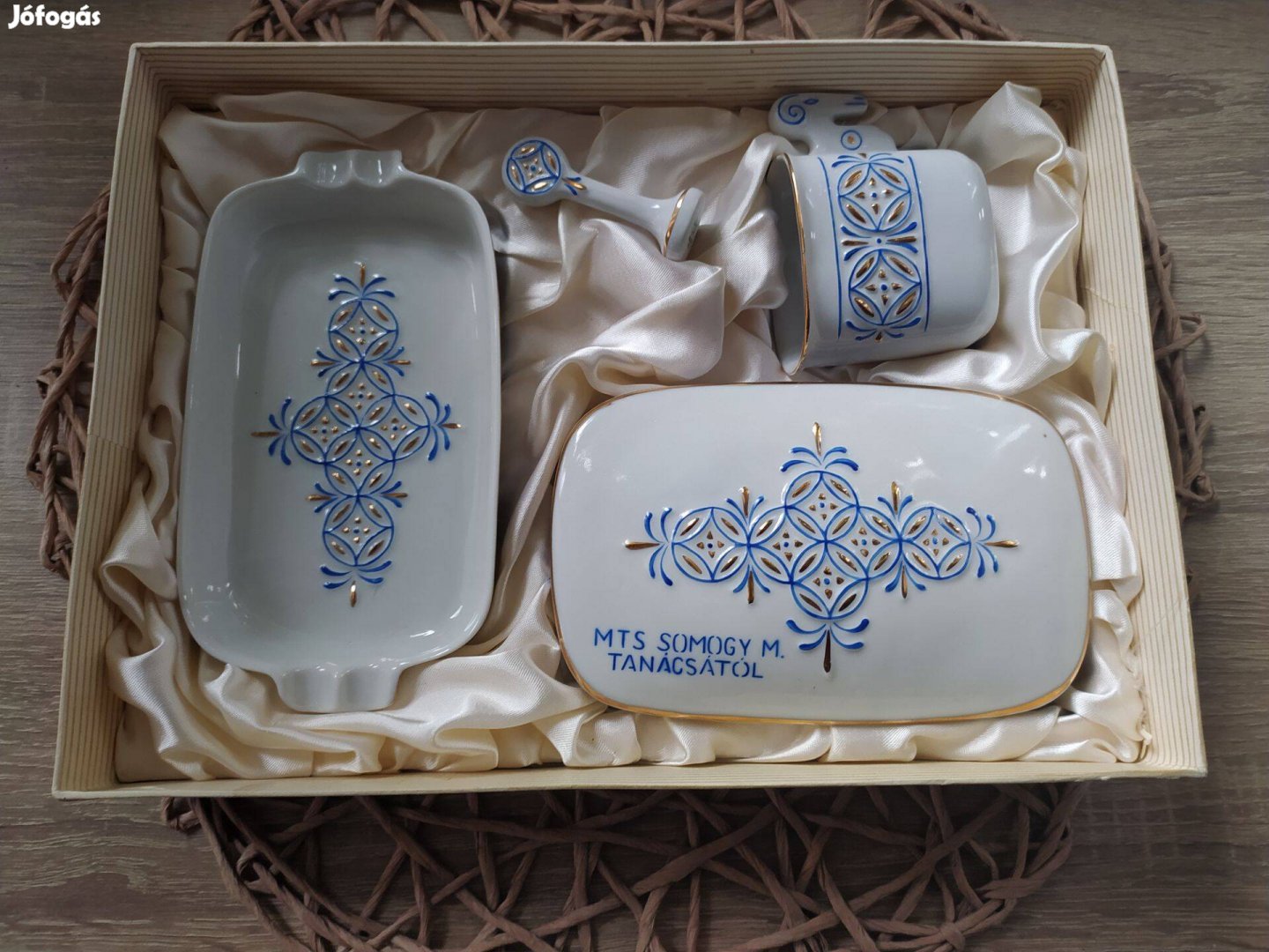 Gyűjtői Hollóházi porcelán készlet