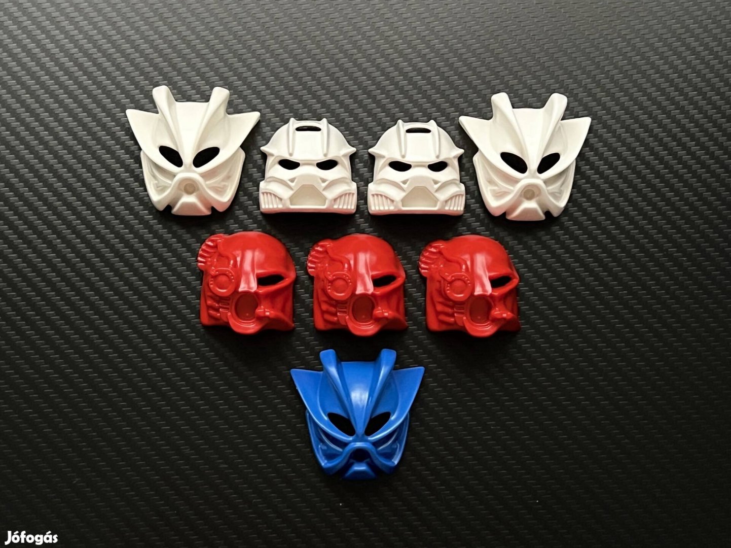 Gyűjtői minőségű Lego Bionicle Kanohi maszkok