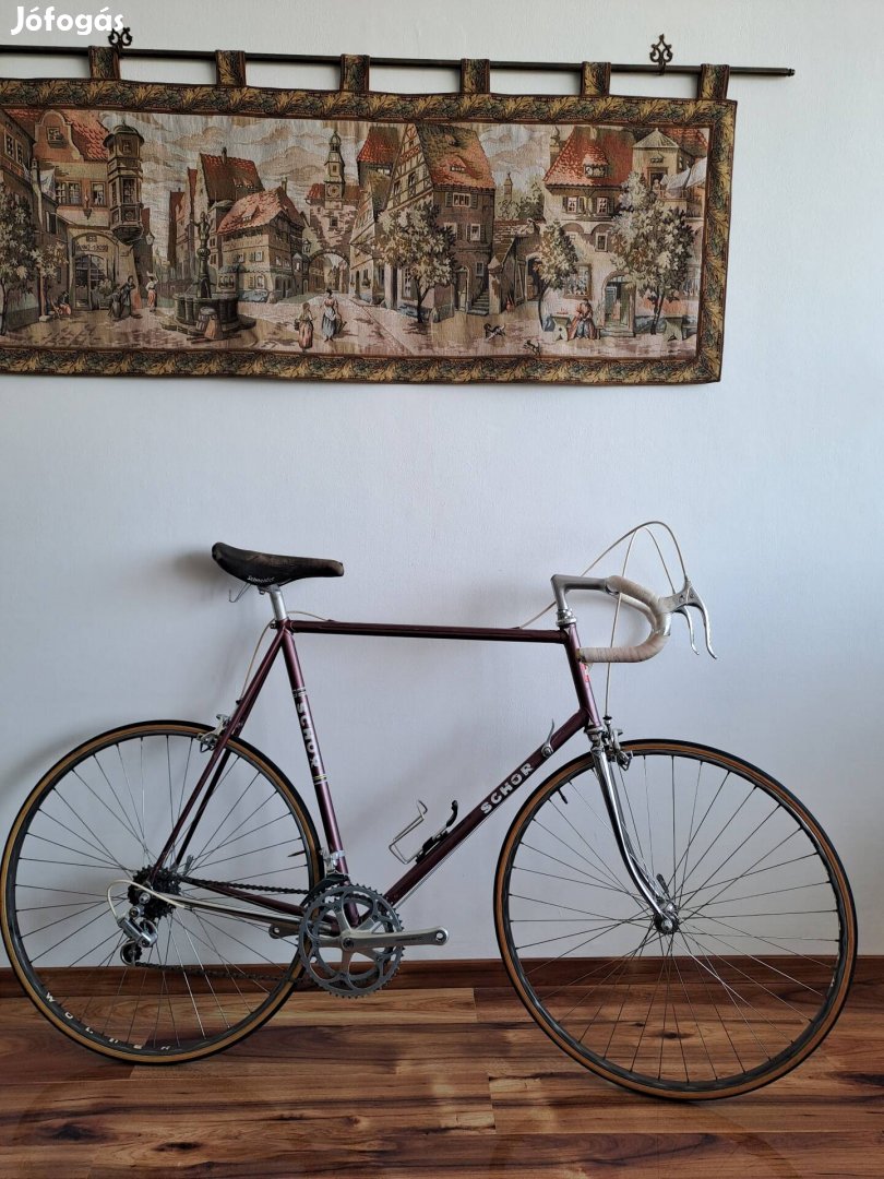 Gyűjtői ritkaság! Schor Svájci országúti kerékpár, Shimano