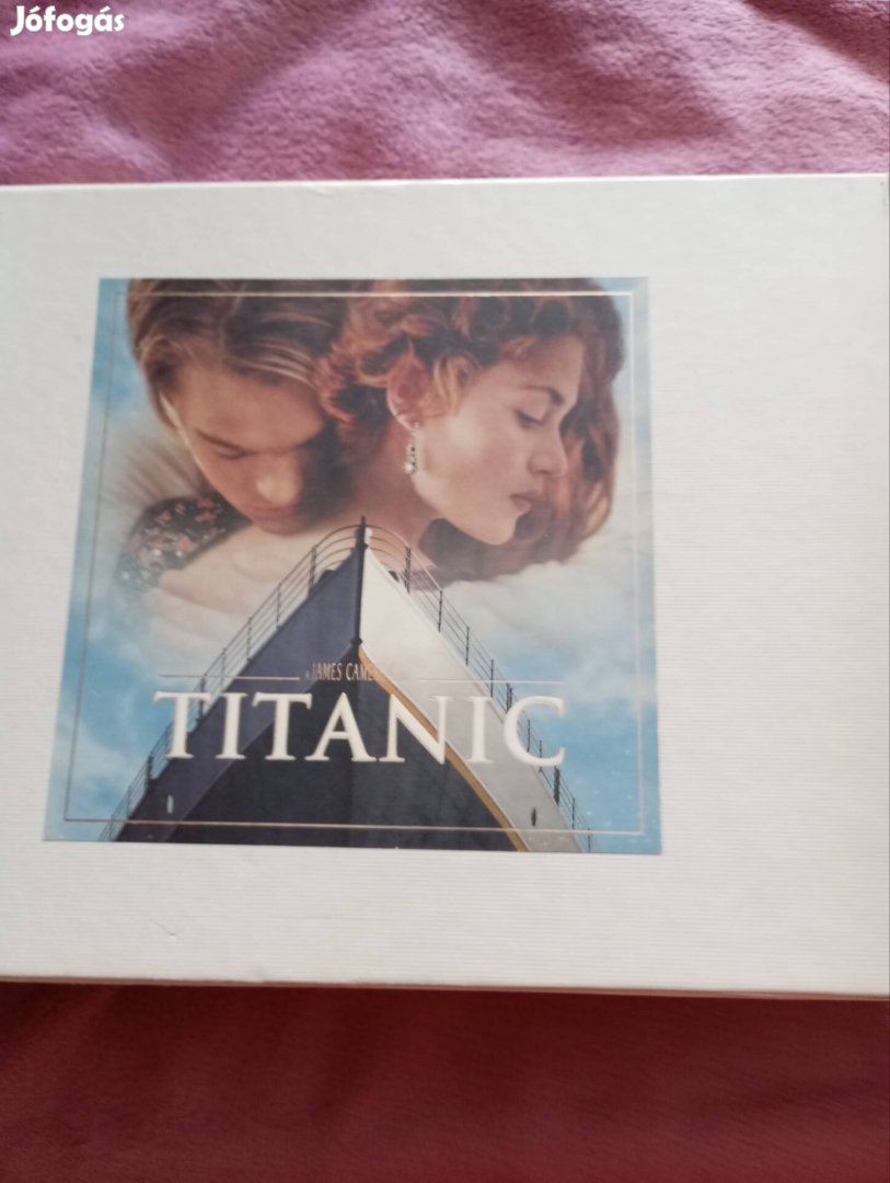 Gyűjtők figyelem Titanic díszdoboz VHS 