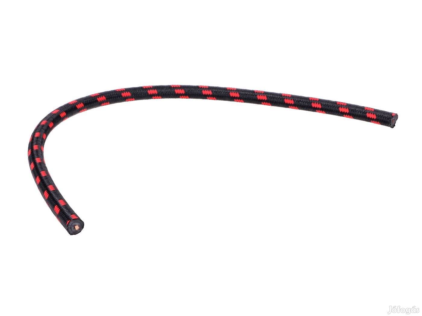 Gyújtókábel textilbevonattal Goebel 30 cm hosszú, 7 mm átmérőjű, feket