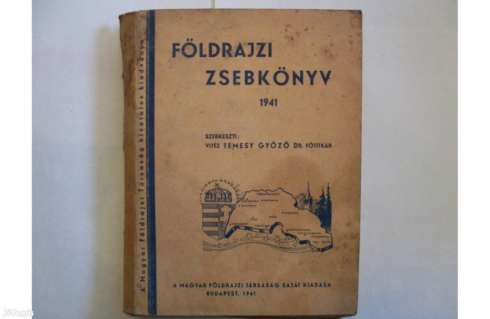 Gyűjtőknek 1941-es kiadású Földrajzi Zsebkönyv eladó