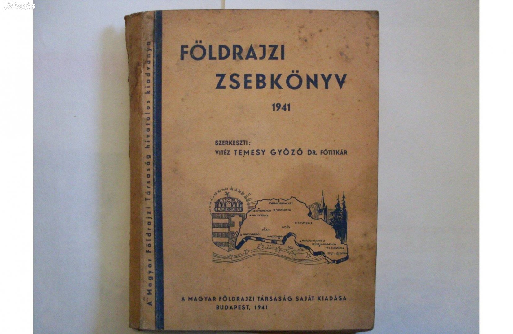 Gyűjtőknek 1941-es kiadású Földrajzi zsebkönyv eladó