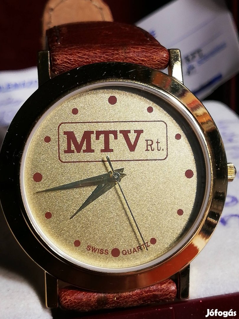 Gyűjtőknek! MTV jubileumi svájci quartz óra eladó!