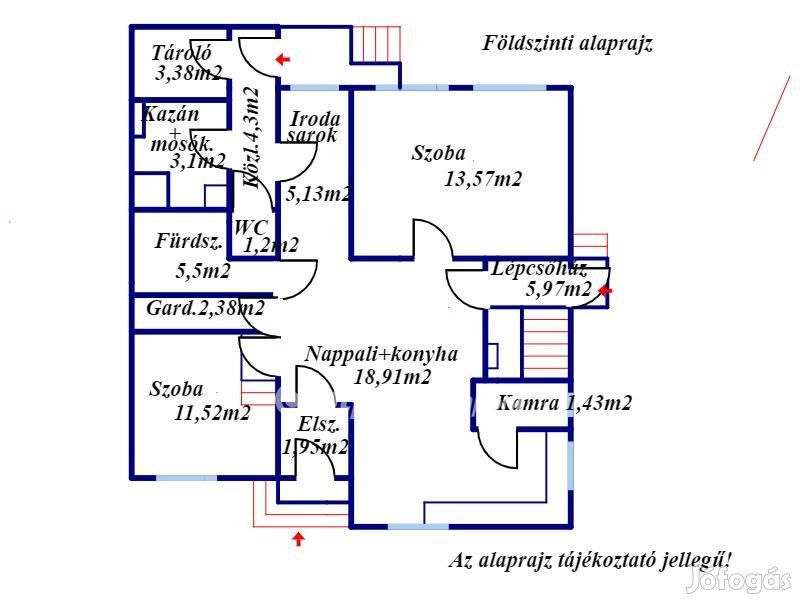 Gyulai 175 nm-es ház eladó