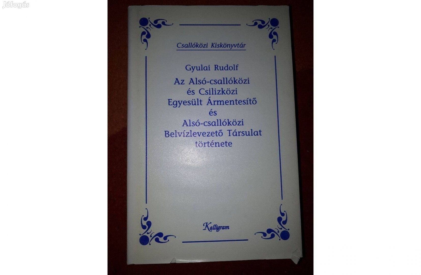 Gyulai Rudolf Az Alsó-csallóközi és Csilizközi Egyesült Ármentesítő