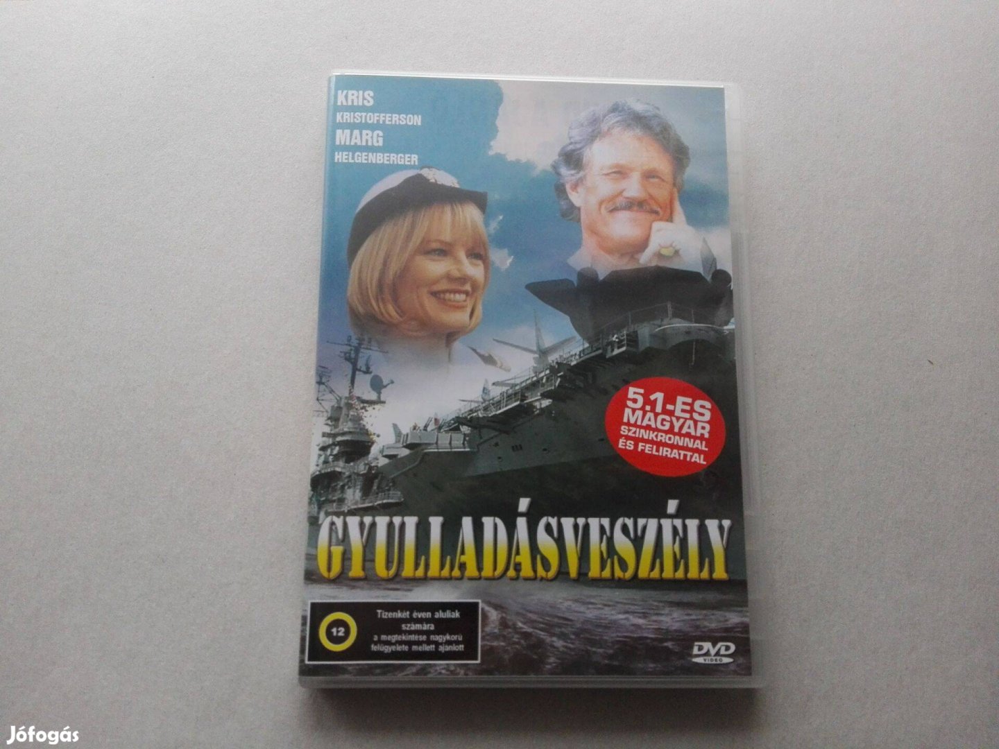 Gyulladásveszély c.eredeti,hibátlan állapotú(magyar )DVD film eladó!