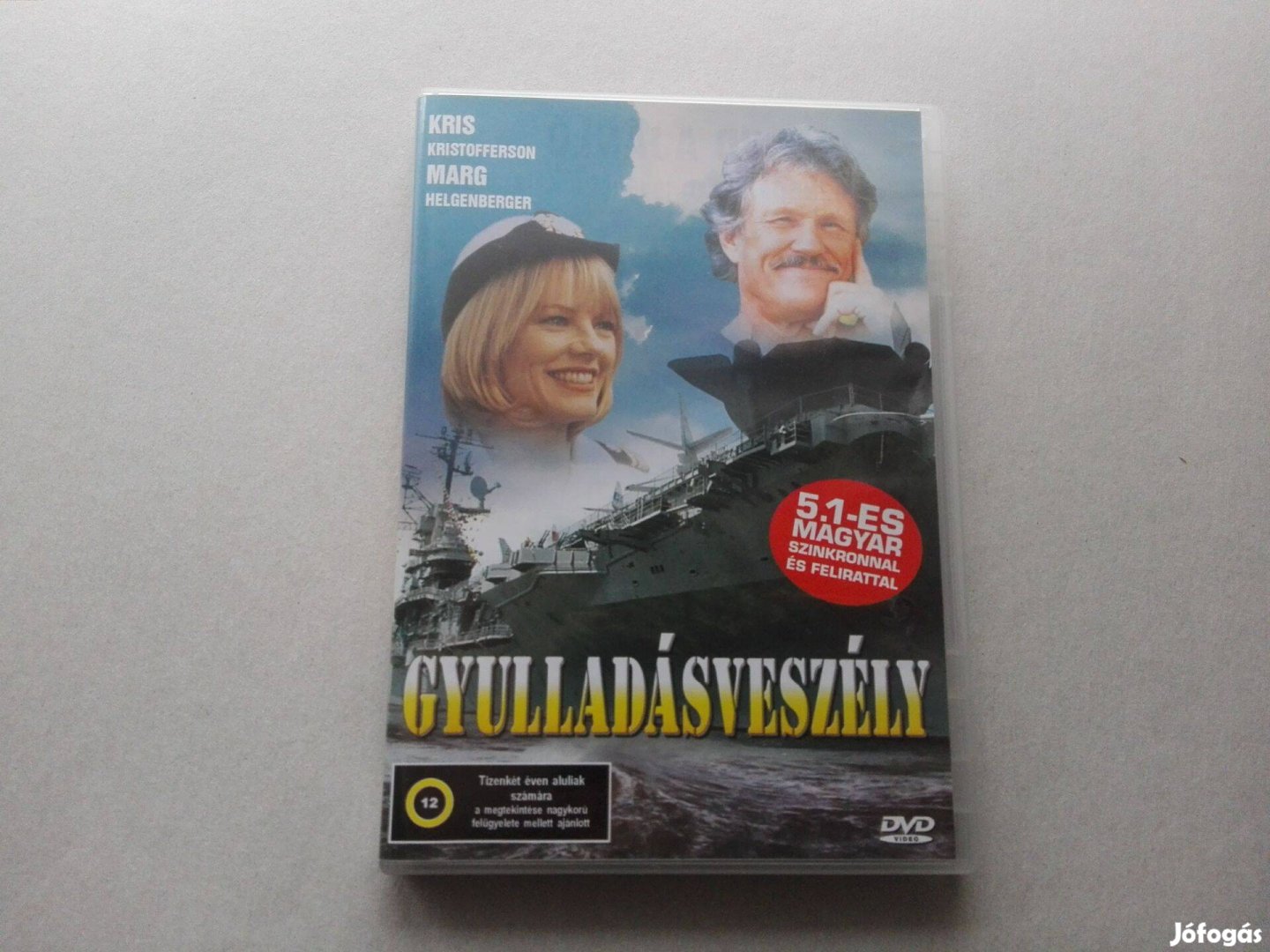 Gyulladásveszély c.eredeti,hibátlan állapotú(magyar )DVD film eladó!