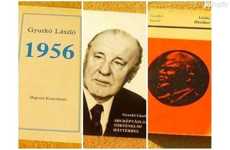 Gyurkó László - 1956 Előtanulmány - Arcképvázlat - Lenin, Október