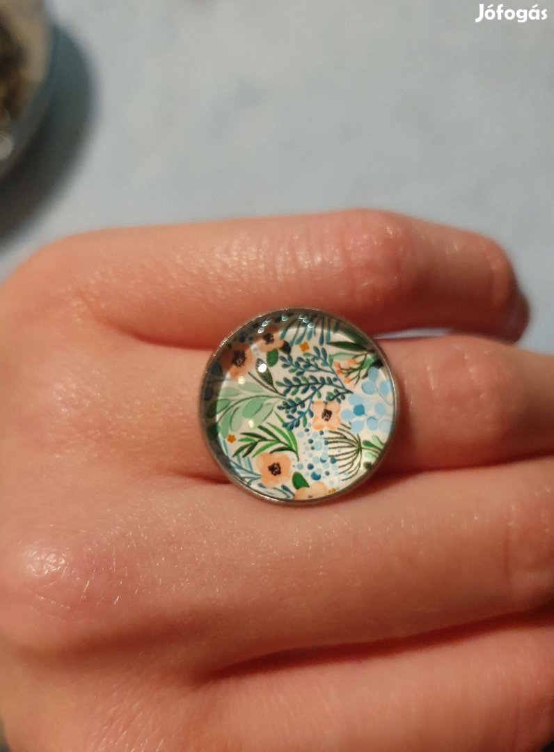 Gyűrű üveglencsével (20 mm)