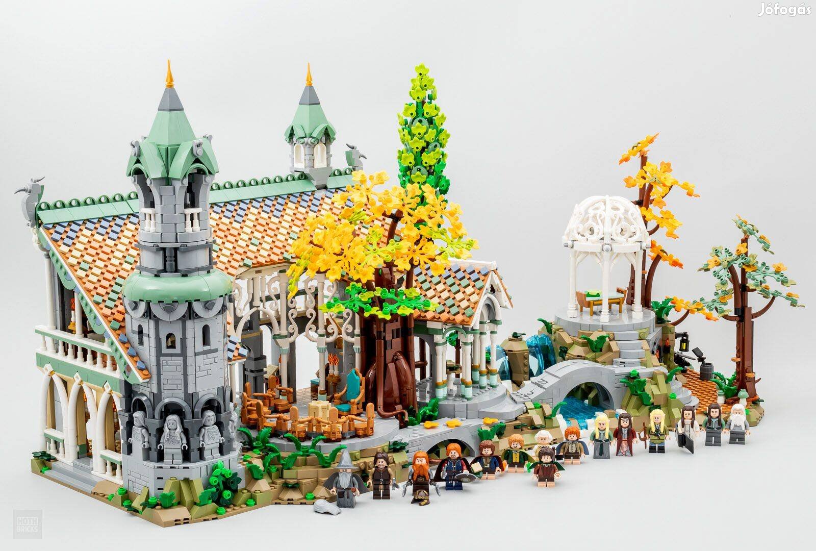 Gyűrűk Ura 10316 Völgyzugoly Rivendell lego 6167db Lepin Új