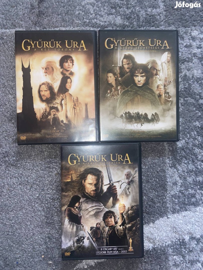 Gyűrűk Ura I.-II.-III. Duplalemezes dvd-k egyben!