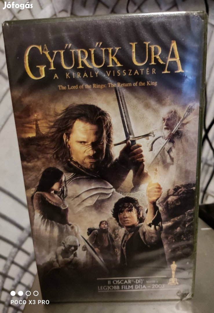 Gyűrűk Ura -A király visszatér VHS (Bontatlan)