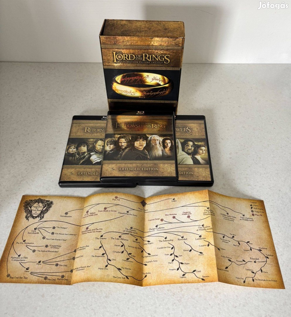 Gyűrűk Ura blu-ray gyűjti kiadás