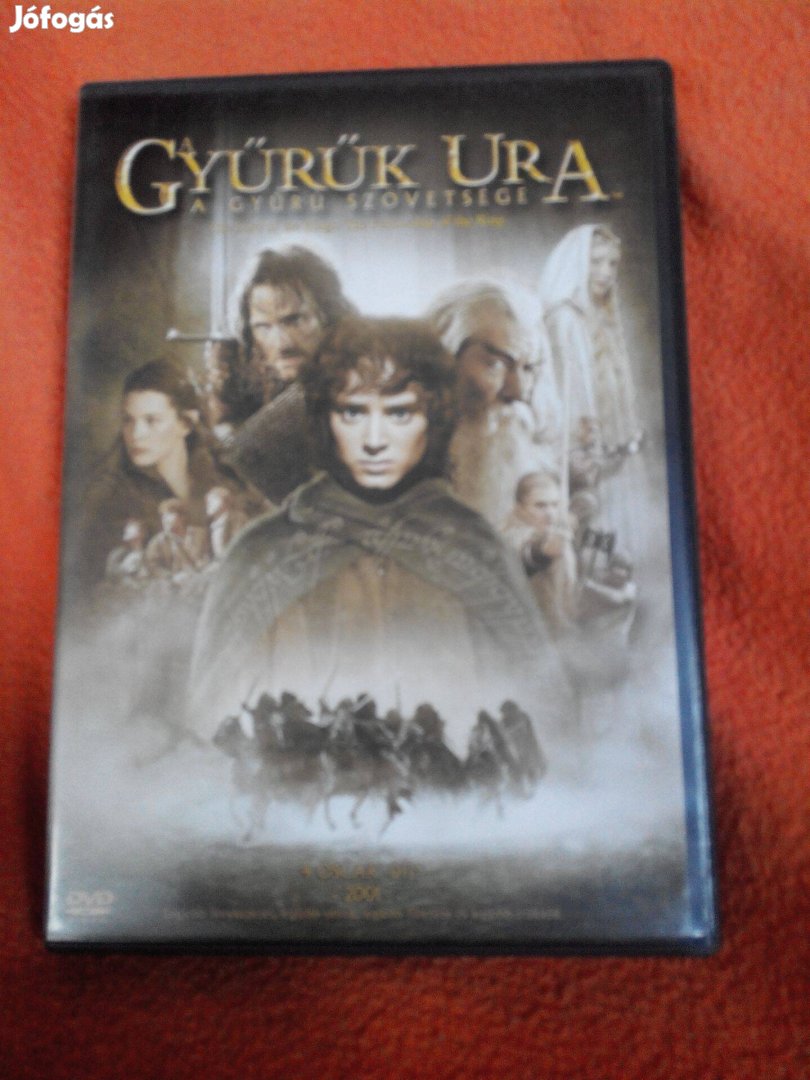 Gyűrűk ura 1. (A gyűrű szövetsége) - eredeti, dupla DVD