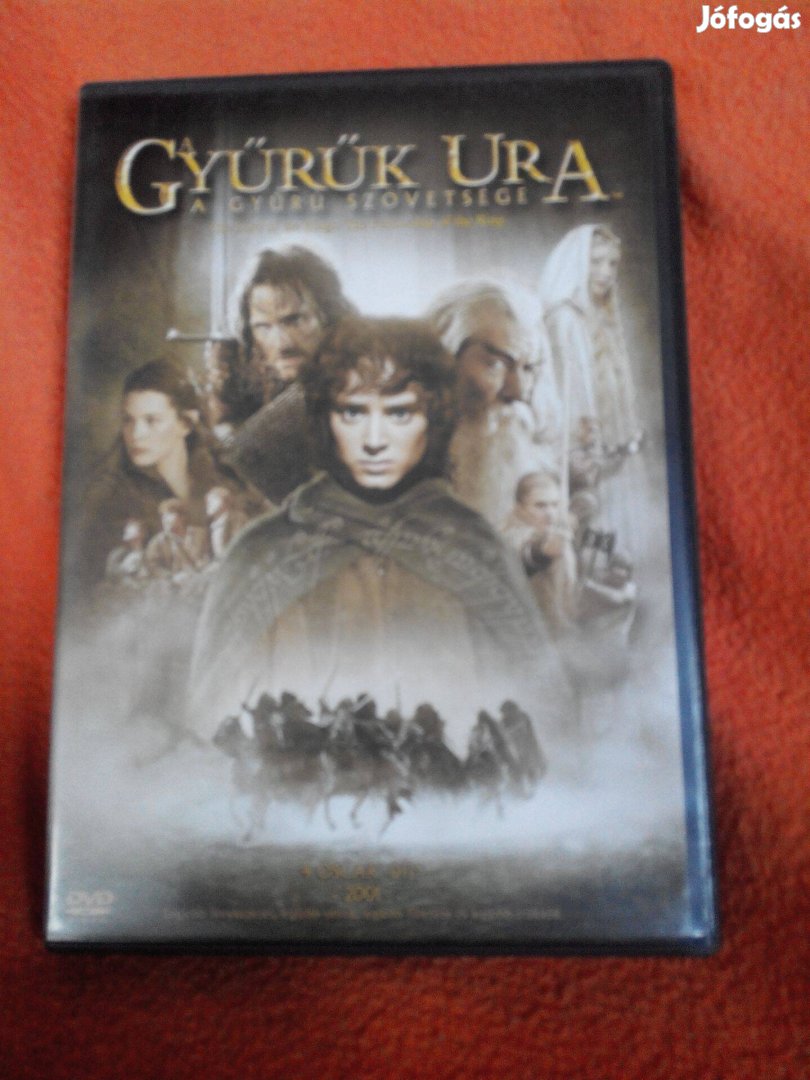 Gyűrűk ura 1. (A gyűrű szövetsége) - eredeti, dupla DVD