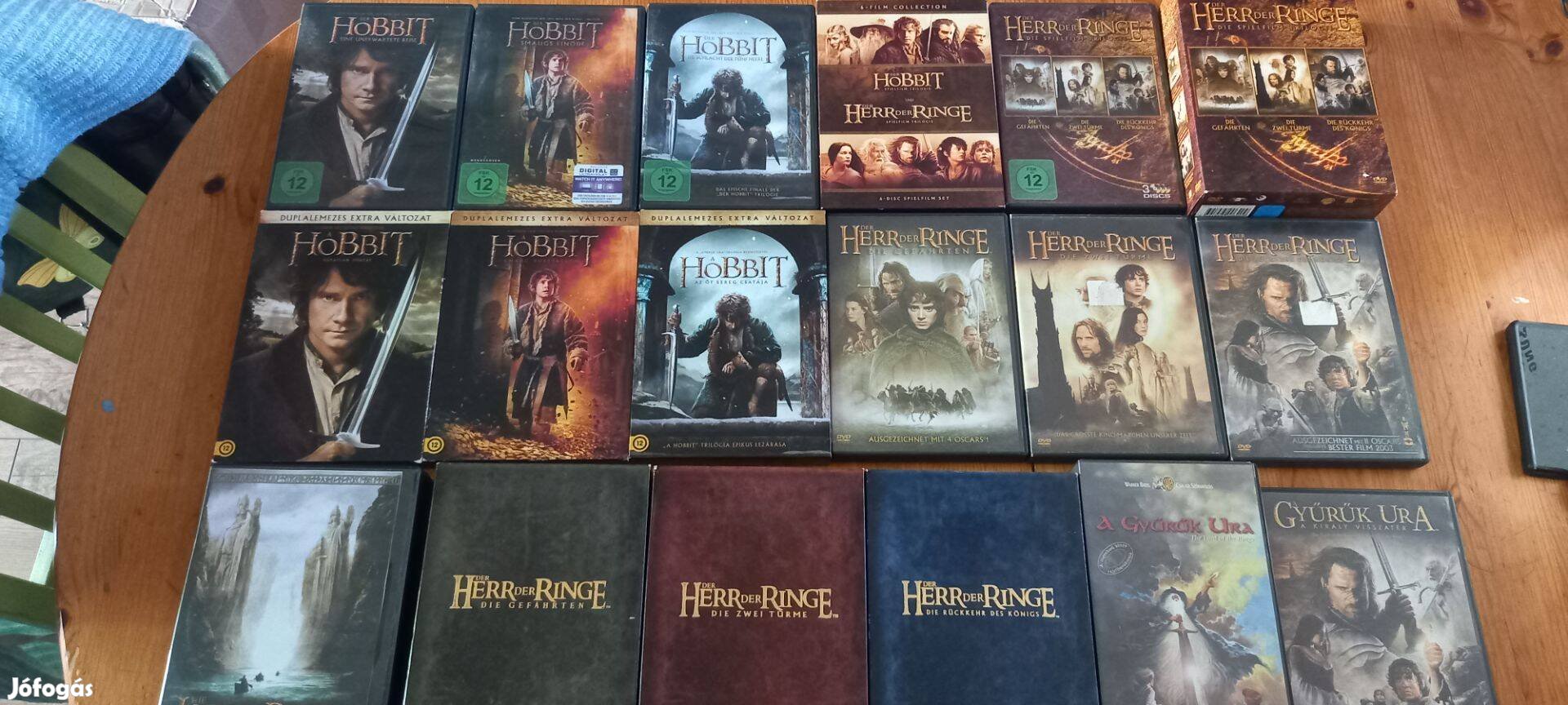 Gyűrűk ura Hobbit DVD film