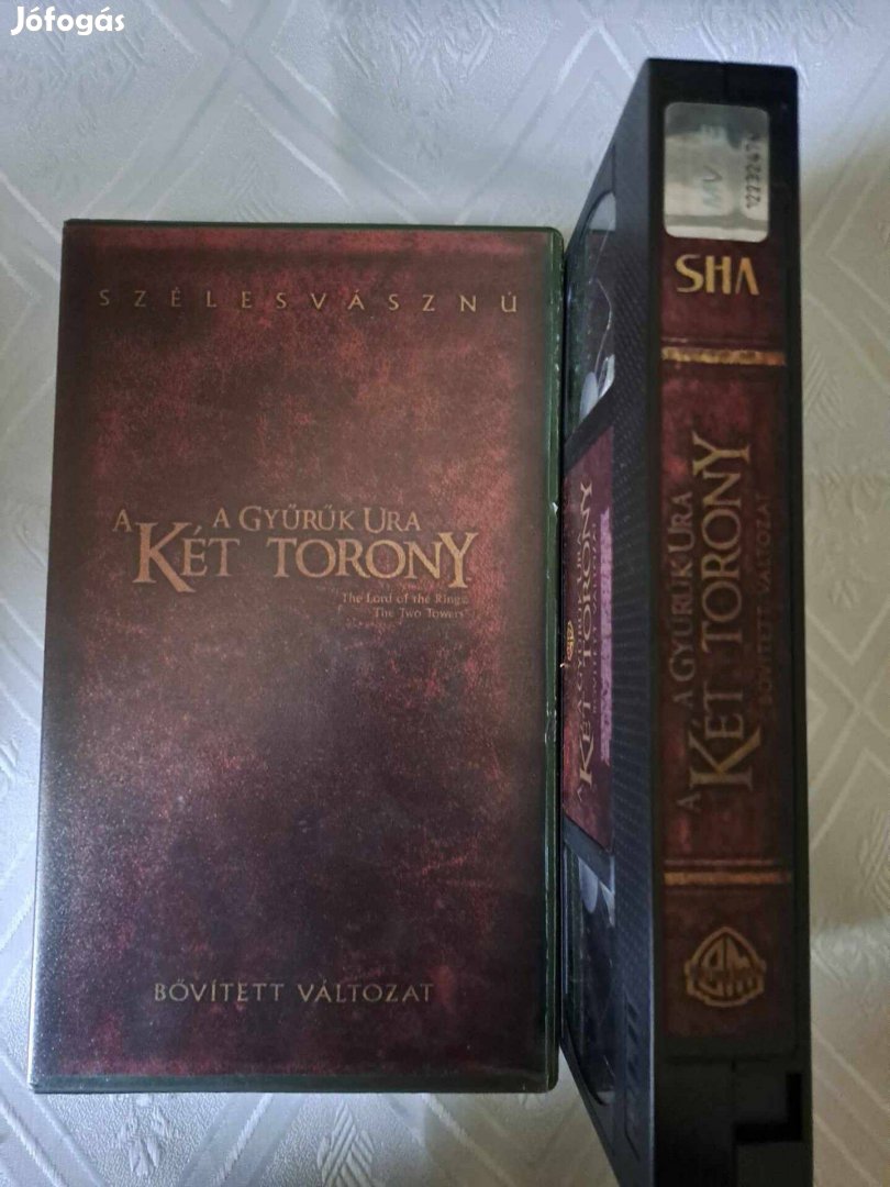 Gyűrűk ura: A két torony VHS - Szélesvásznú, bővített változat