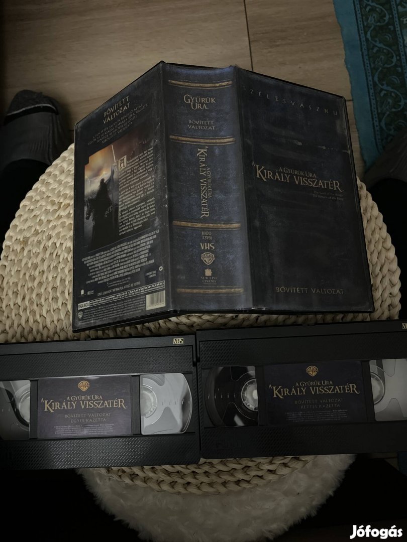 Gyűrűk ura a király visszatér dupla vhs