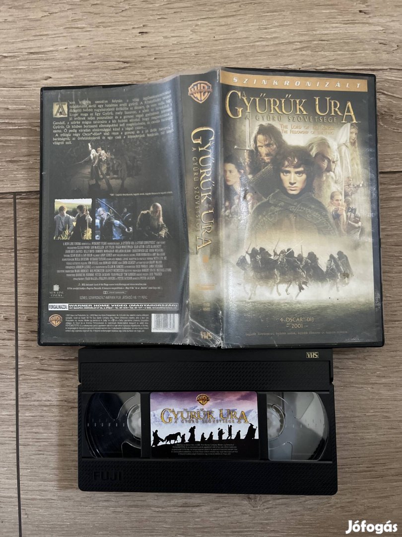 Gyűrűk ura gyűrű szövetsége vhs 