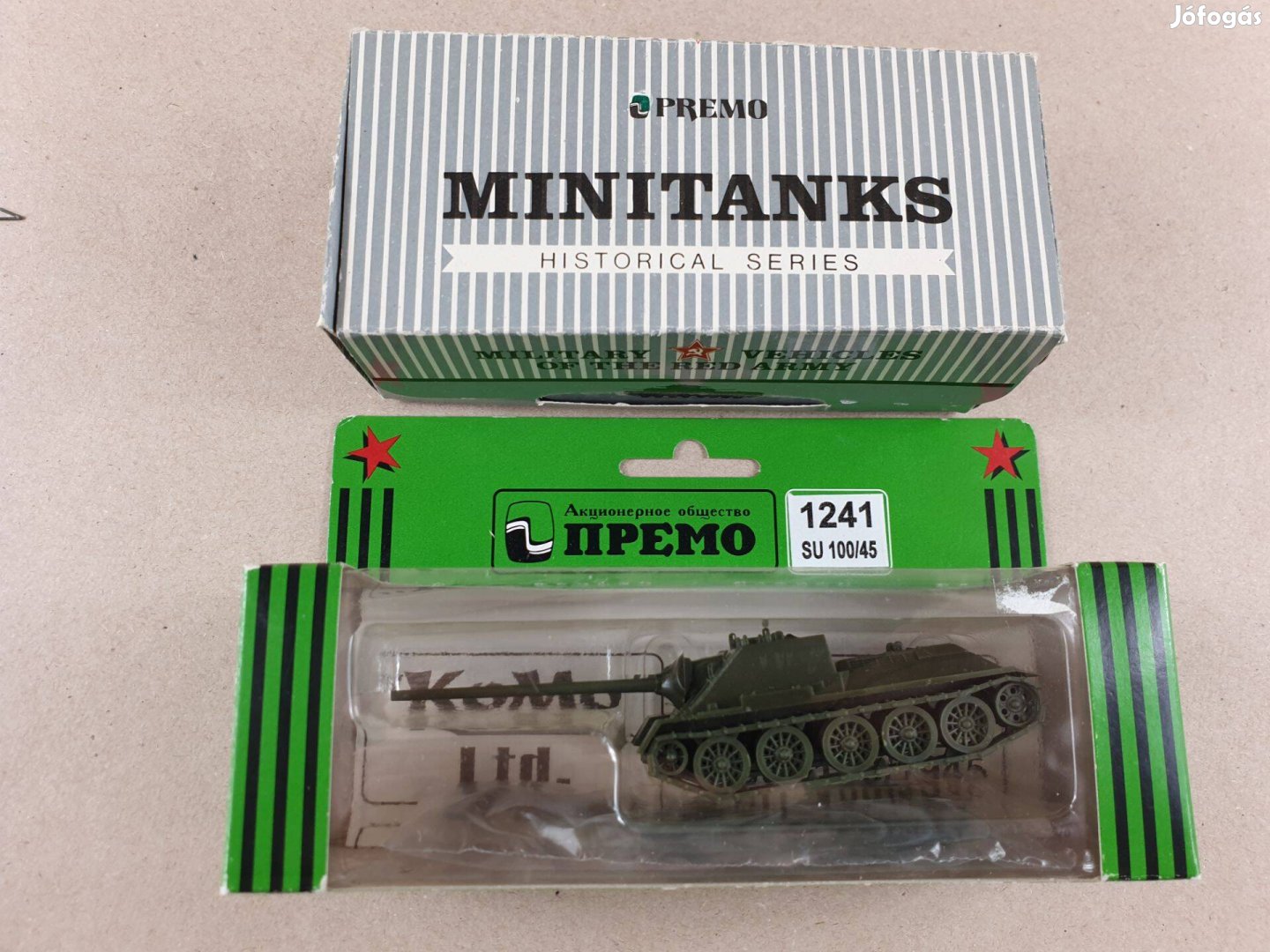 H0 1:87 Premo Minitanks 1241 és 1204 CCCP Tank Egyben