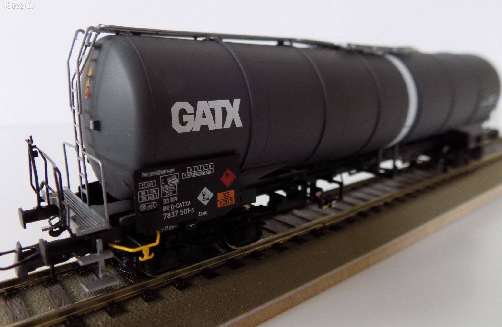 H0 187 Vadiúj Roco-77462 tartálykocsi Vasútmodell