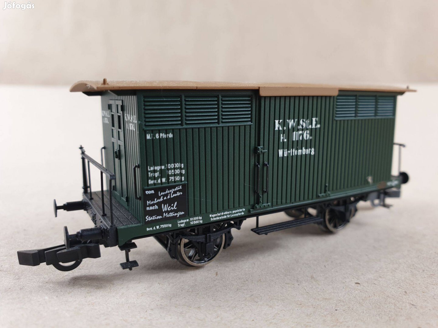 H0 Brawa 2075 Württemberg KWSt.E Vagon Ep.1