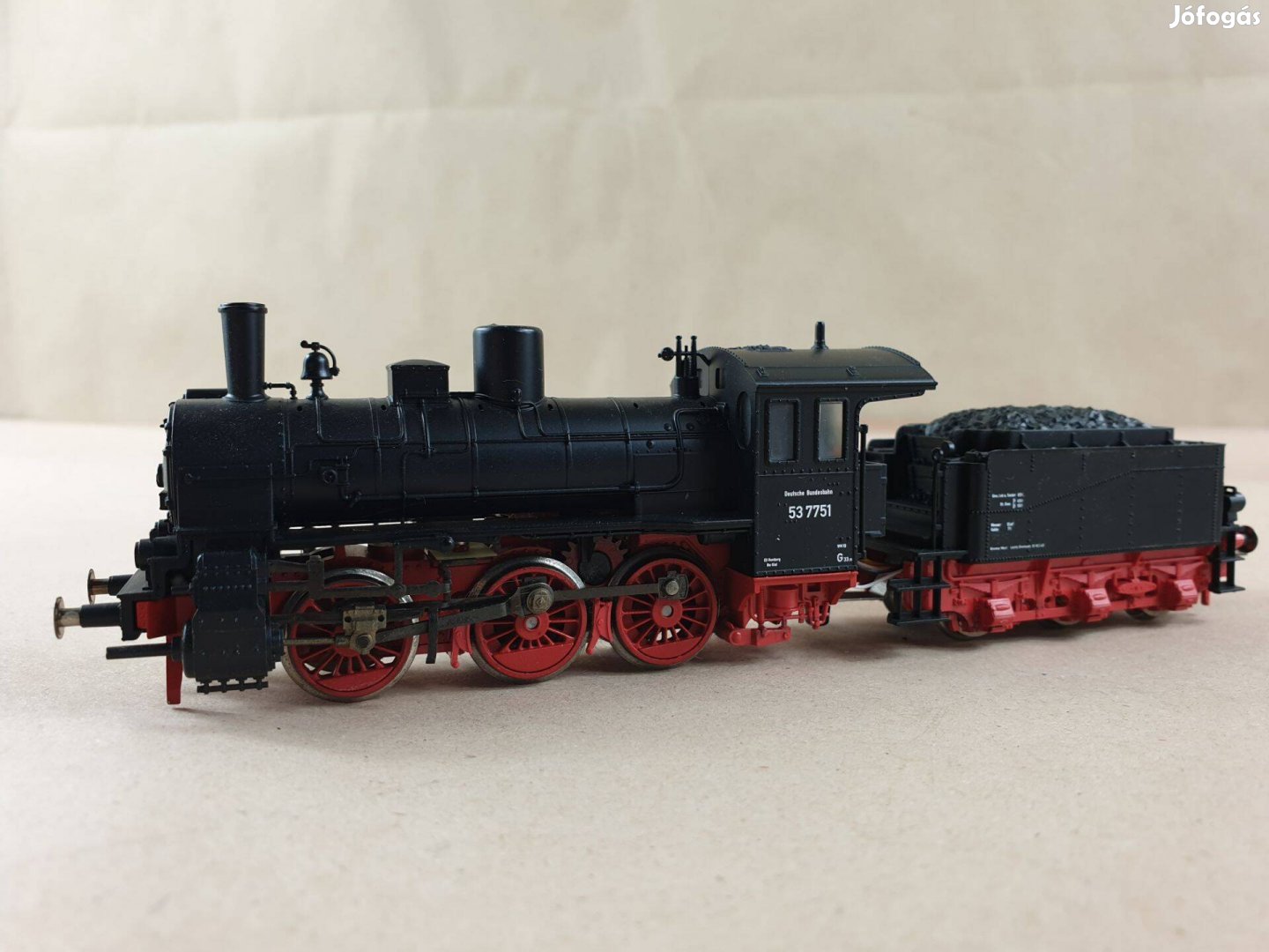 H0 Fleischmann 412401 DB BR 53 7751 Gőzmozdony - DCC Hanggal