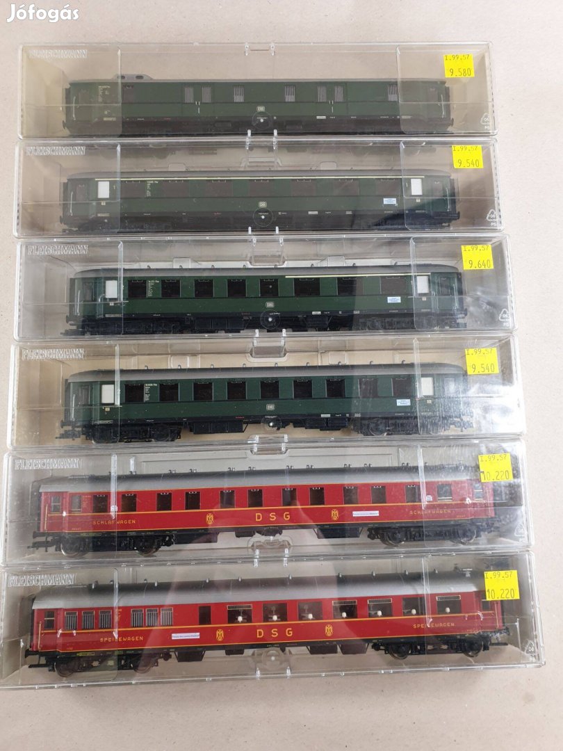 H0 Fleischmann 5630 K - 5635 K DB Személyvagon Szett Ep. III