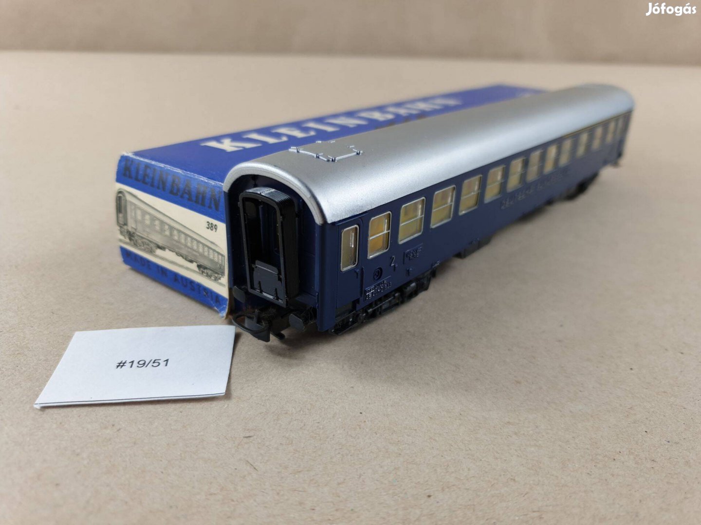 H0 Kleinbahn Deutsche Bubdesbahn Személyvagon - Vagon 1951