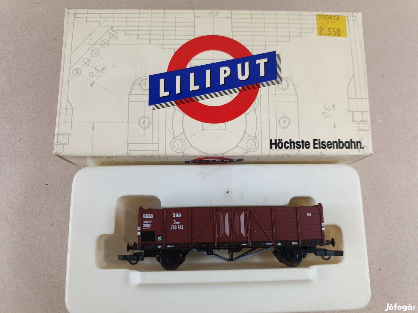 H0 Liliput 217 10 ÖBB Tehervagon Vagon