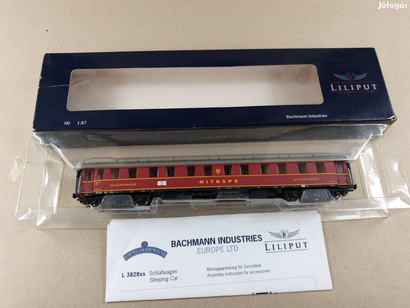 H0 Liliput L382802 Mitropa Hálókocsi Vagon