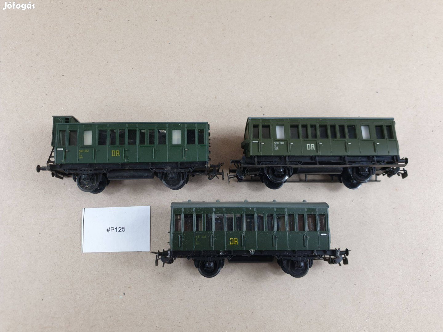 H0 Piko DR Személyvagon - Vagon 3 db Egyben P125